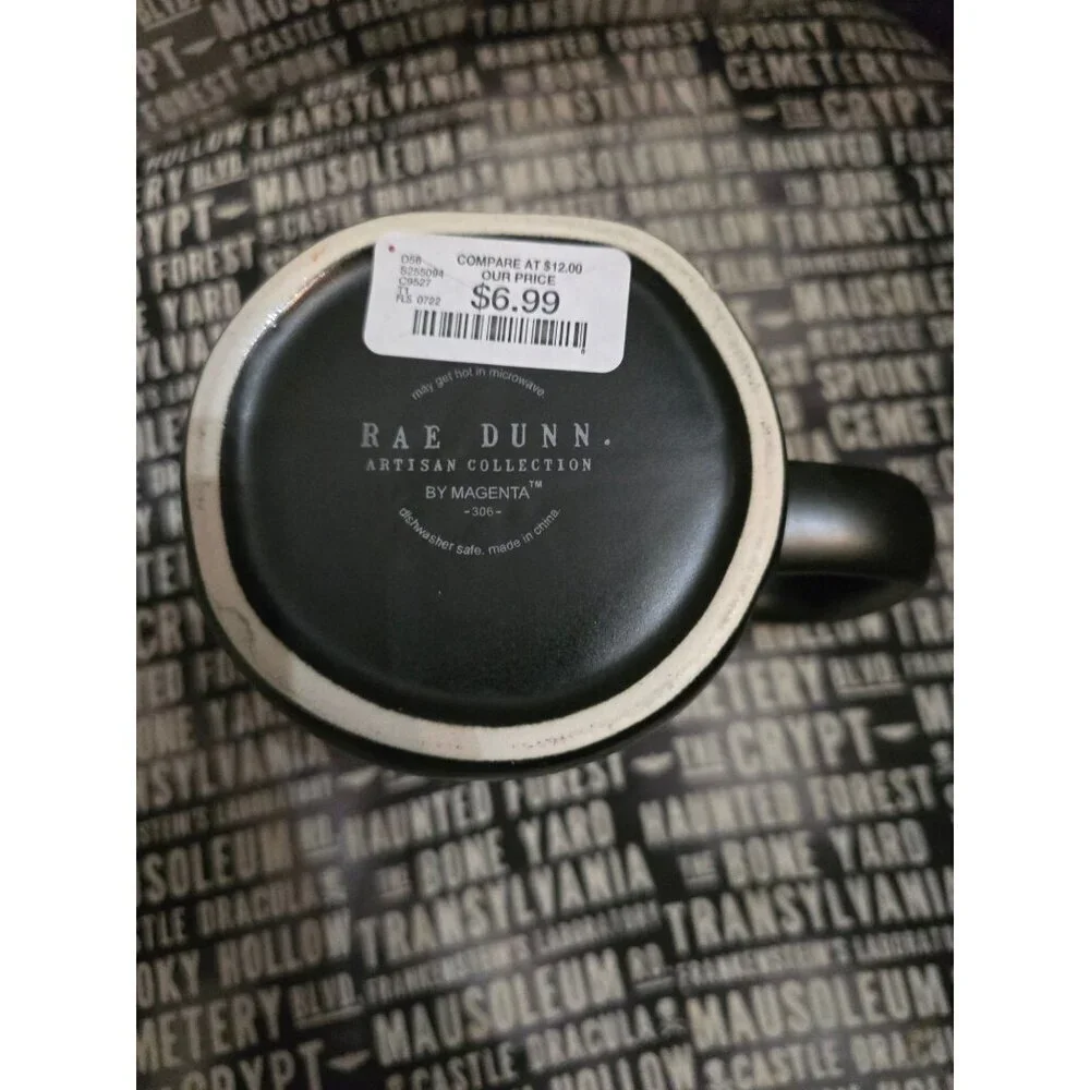 NWT Rae Dunn Halloween Witch's Brew Black Coffee Mug